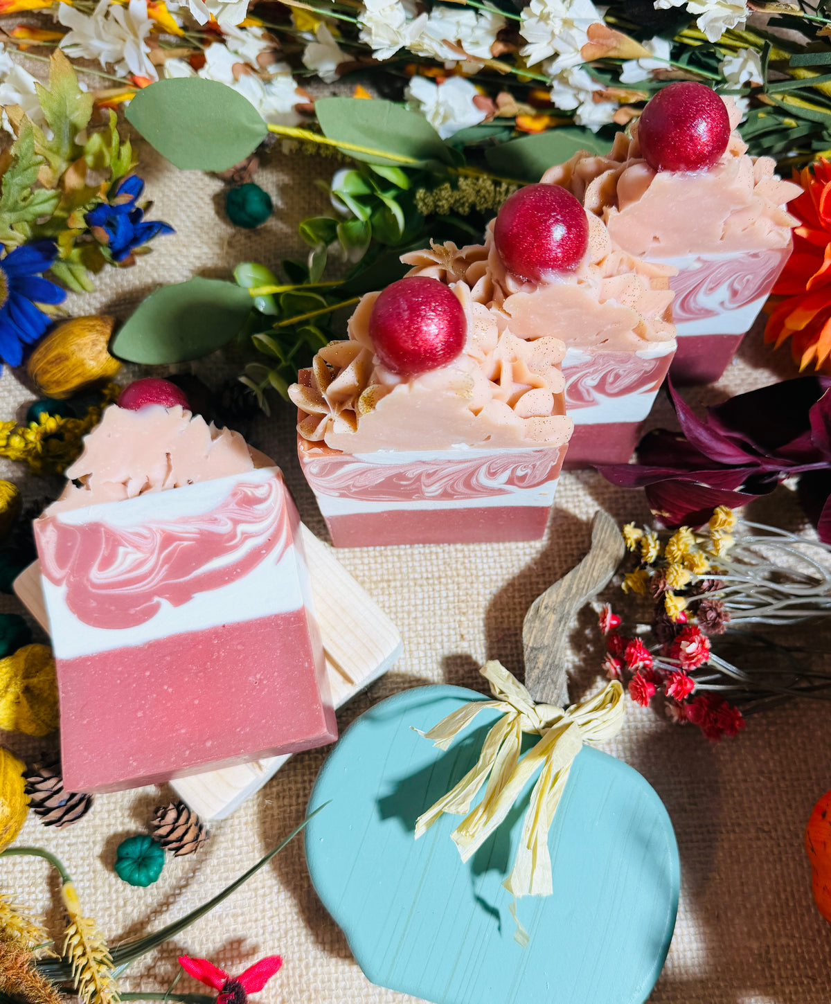 Cranberry Saffron Fall Soap
