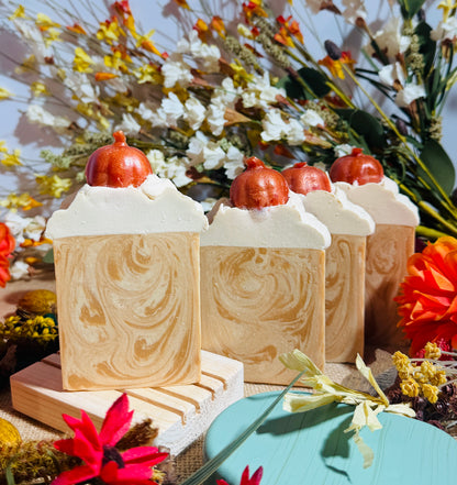 Vanilla Pumpkin Marshmallow Fall Soap