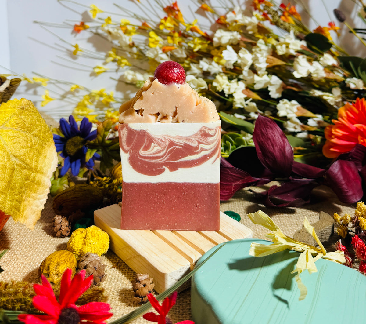 Cranberry Saffron Fall Soap