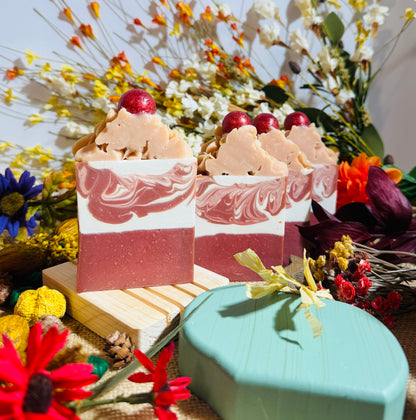 Cranberry Saffron Fall Soap