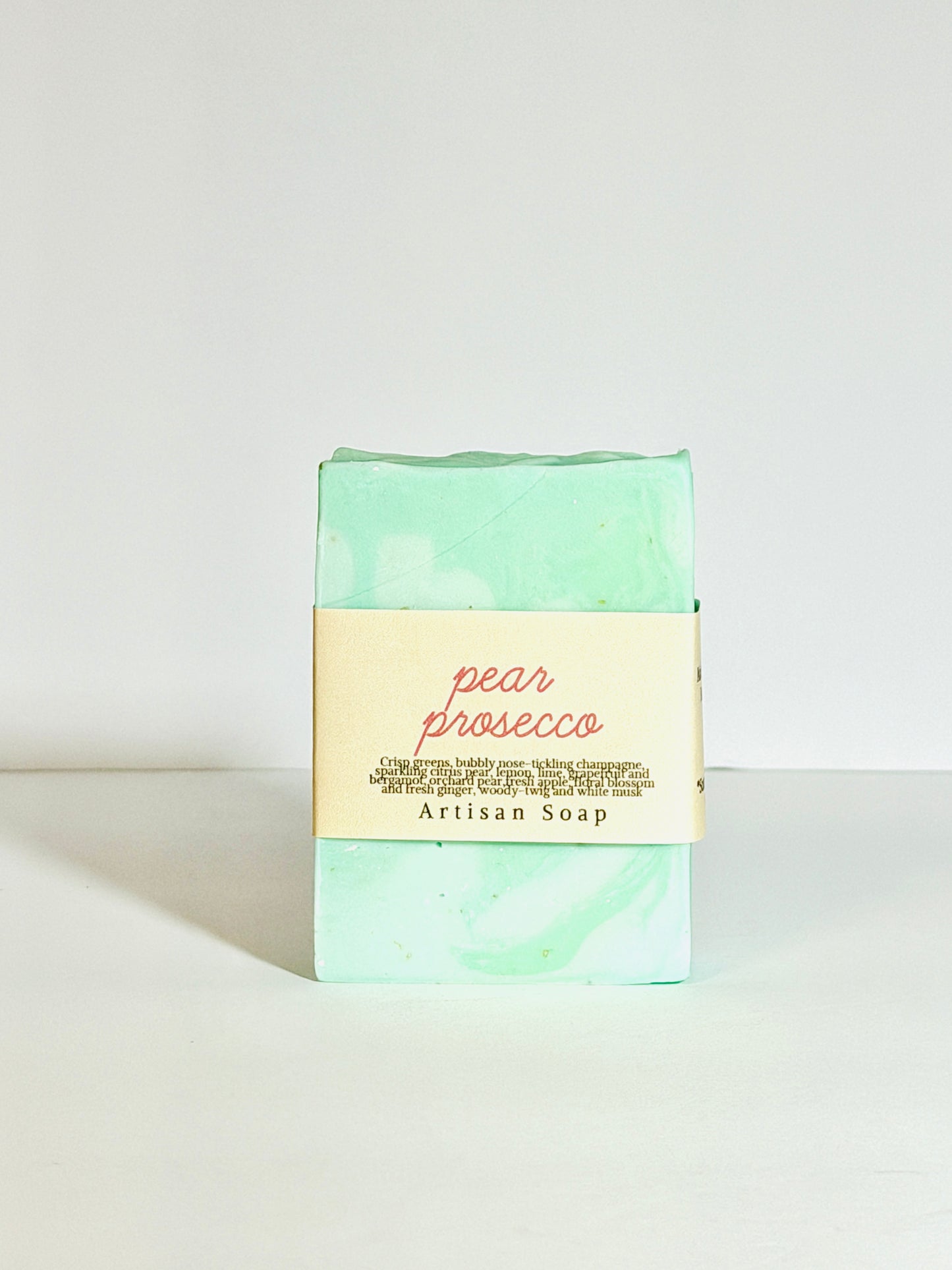 Pear Prosecco Soap