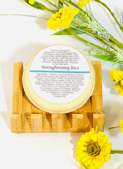 Rice & Castor Solid Shampoo – Moroccan Cashmere