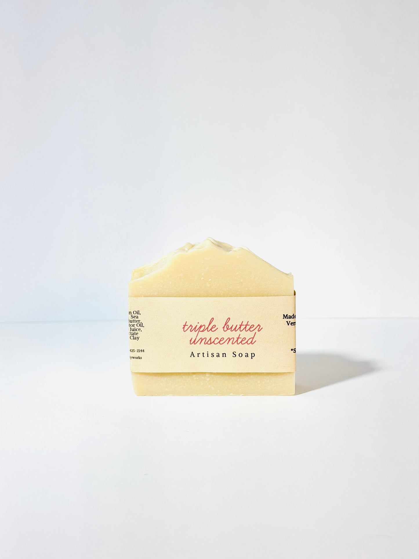 Triple Butter Unscented Soap