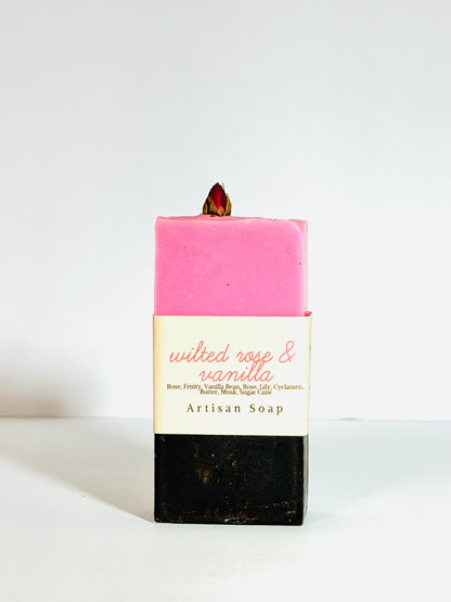 Wilted Rose + Vanilla Soap