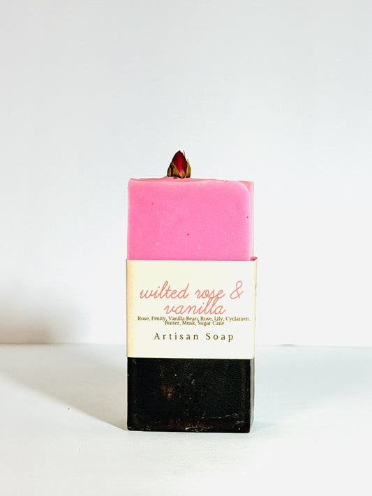 Wilted Rose + Vanilla Soap