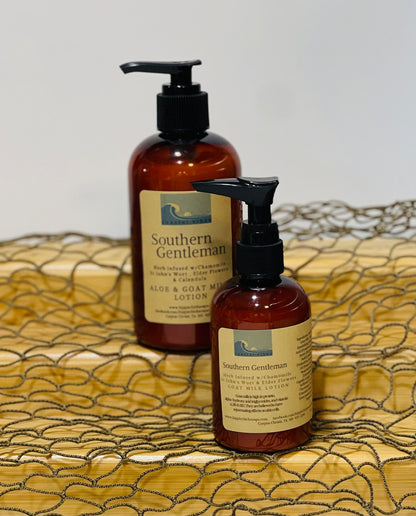 Men's Aloe Vera & Herb Infused Goatmilk Hand and Body Lotion